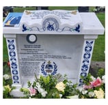 Tongan design headstone inm Mangere Auckland NZ