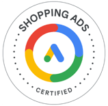 Google shopping ad certification for Bjerke Media