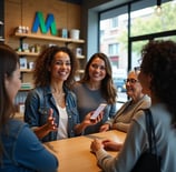 Send money by a mobile app