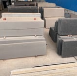 granite slabs in a gold stoen granites store warehouse Mohali