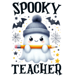 a ghost ghost ghost ghost with a pencil and pencil in it's hands