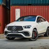 Mercedes-Benz GLE63 AMG fitted with premium high-performance tires, displayed at our auto store