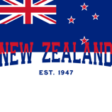 a flag of new zealandia with the flag of new zealand
