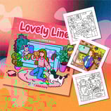 Lovely Lines Coloring Book