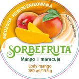 a label of a mango fruit juice