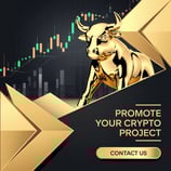 a gold bull with a gold bull on it