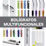 PORTADA DE UN CATÁLOGO BOLÍGRAFOS MULTIFUNCIONALES