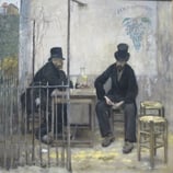 The Absinthe Drinkers by Raffaelli Jean Francois, c. 1881–1883