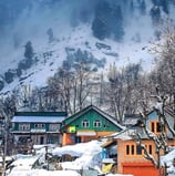 Colorful House With Ice on them