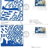These two covers go together. This example shows that they are number 3 in the small series of 10.