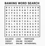 Banking Word Search 