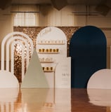 Wooden arch backdrops to hire