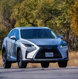 image showing the lexus rx 350 with premium tyres that we sell