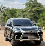 Lexus LX 570 parked at Tyrepublic’s Lagos outlet with Maxxis off-road tyres fitted