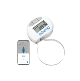 RENPHO slimme lichaamsomtrek meetlint in wit met een digitaal display en Bluetooth-connectiviteit, g