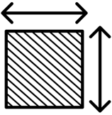 a picture of a rectangled box with arrows
