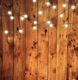 Rustic Lights Backdrop