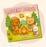 Lovely Pawz Coloring Book