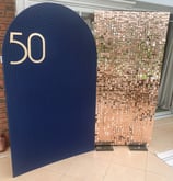 Square Sequin Wall 3ftx6.5ft