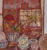 Digital collage - Dining room reflection