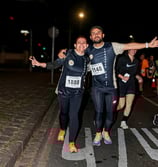 casal amigos do guairaca em corrida de rua