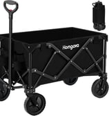 Collapsible Folding Wagon Cart,Heavy Duty Garden Cart with All Terrain Wheels