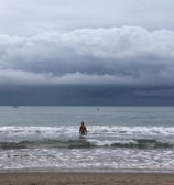 panoramique Yann Rigaud de dos plage