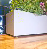 long plant pot tidy box for herb pots handmade to bespoke size