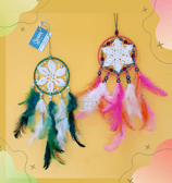 agamya crochet car dreamcatcher