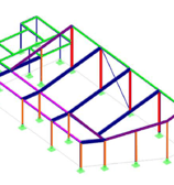 Alemara Structural Engineering Projects - steel structure- connection & dampeners vibration design