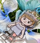 7cm acrylic keychain - queen of the party wendy