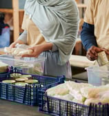 Récupération alimentaire pour soutenir les plus démunis ensemble.