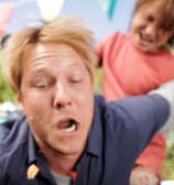 Man gets attacked while going for Doritos from a pinata