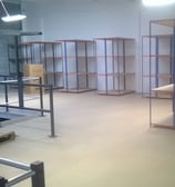 Shelving System on Mezzanine Floor