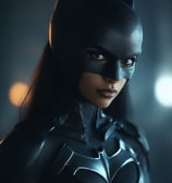 batwoman in her bat cowl