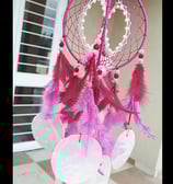 agamya pink 3D dreamcatcher