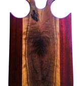 Exotic Wood Charcuterie Board, Cutting Board, Cheese Board, Serving Board (Hardwood, Medium)