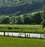 Theview over the river Dyfi from the campsite