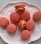 carefully designed French macaroons