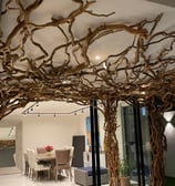 árbol para interiores con piscina 