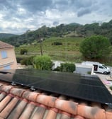 Installation de panneaux photovoltaïques réalisée par la société ALSUN ENERGY