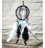agamya 3D black car dreamcatcher