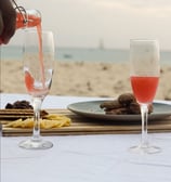 luxurious private beach dinner in Barbados 