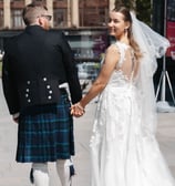 groom and a bride