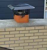 "Repairing moisture damage on a chimney by Profaster in Des Moines, IA."
