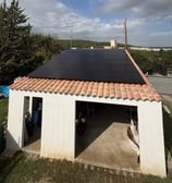 Installation de panneaux photovoltaïques réalisée par la société ALSUN ENERGY