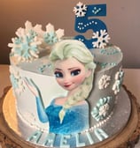 a cake with a frozen princess frozen princess birthday cake