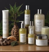 a variety of skin care products on a table