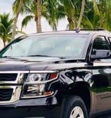Black SUV to go to Epic Universe