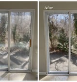 Sliding door glass repair